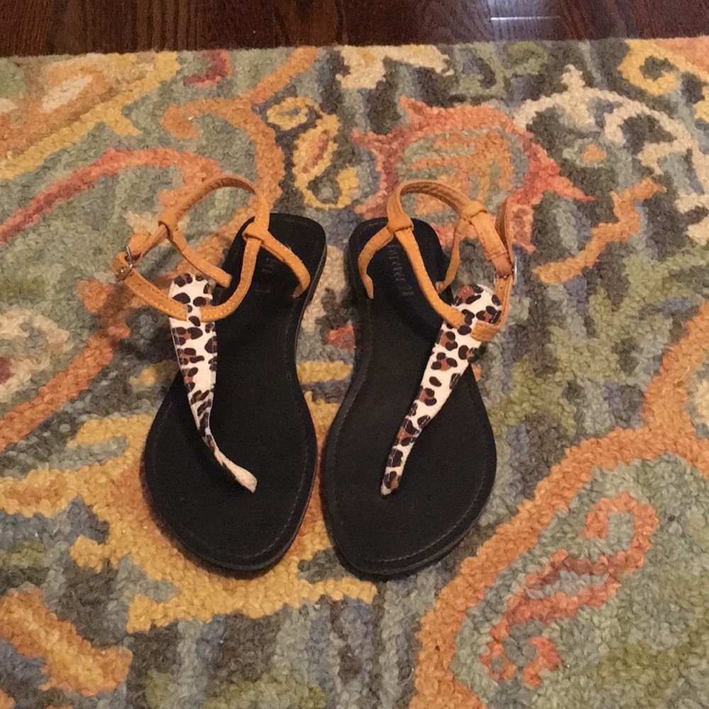 Forever 21 Animal Print Sandals